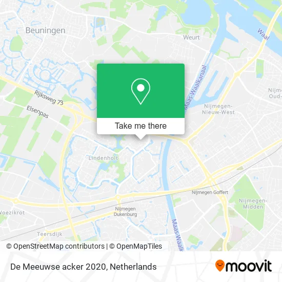 De Meeuwse acker 2020 map