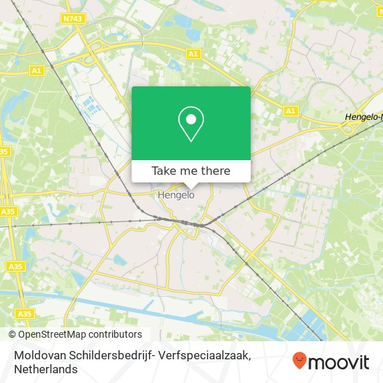 Moldovan Schildersbedrijf- Verfspeciaalzaak, Steijnstraat 22A map