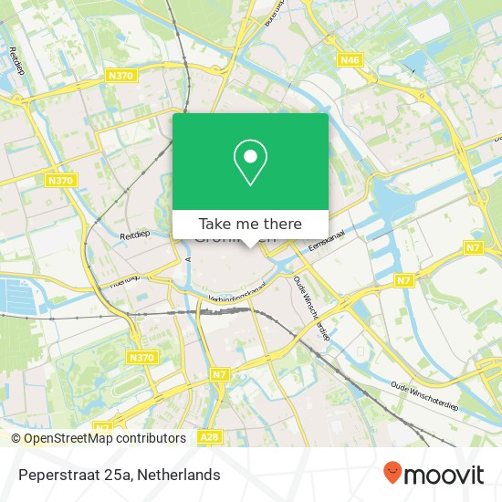 Peperstraat 25a, 9711 PC Groningen map