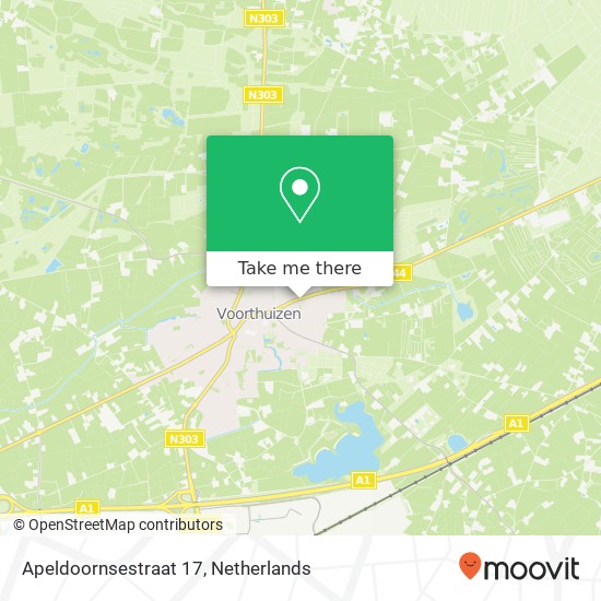 Apeldoornsestraat 17, 3781 PM Voorthuizen map