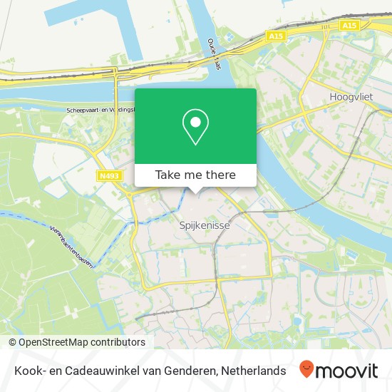 Kook- en Cadeauwinkel van Genderen, Voorstraat 20 map