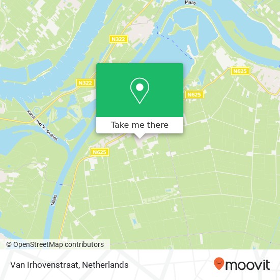 Van Irhovenstraat, 5398 Maren-Kessel map