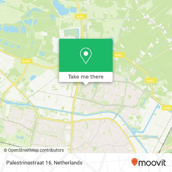 Palestrinastraat 16, 5049 GP Tilburg map