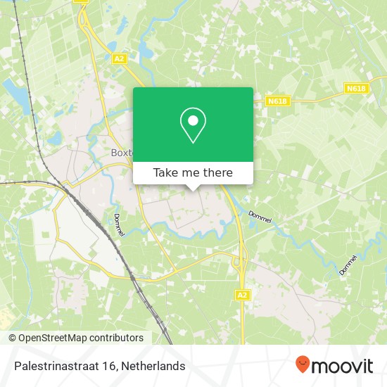 Palestrinastraat 16, 5283 HT Boxtel map