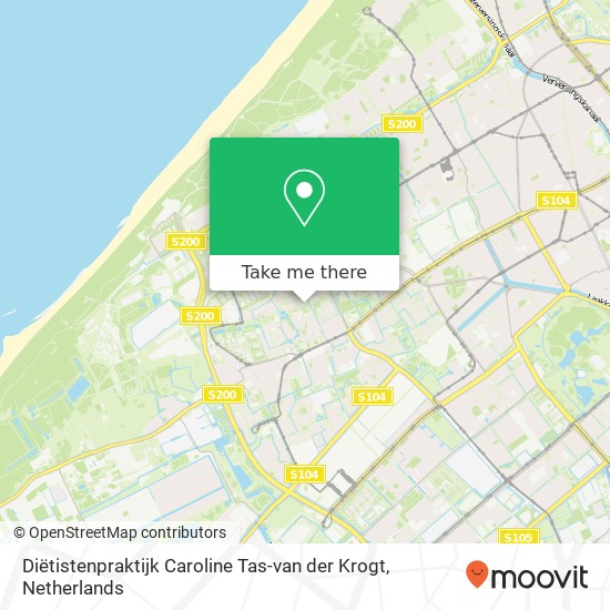 Diëtistenpraktijk Caroline Tas-van der Krogt, Strausslaan 90 map