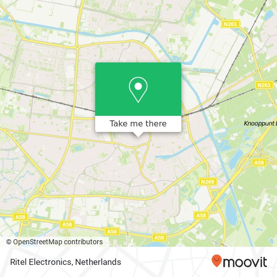 Ritel Electronics, Heuvelstraat 48 map