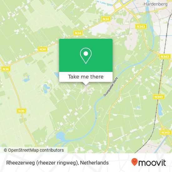 Rheezerweg (rheezer ringweg), 7794 RD Rheeze map