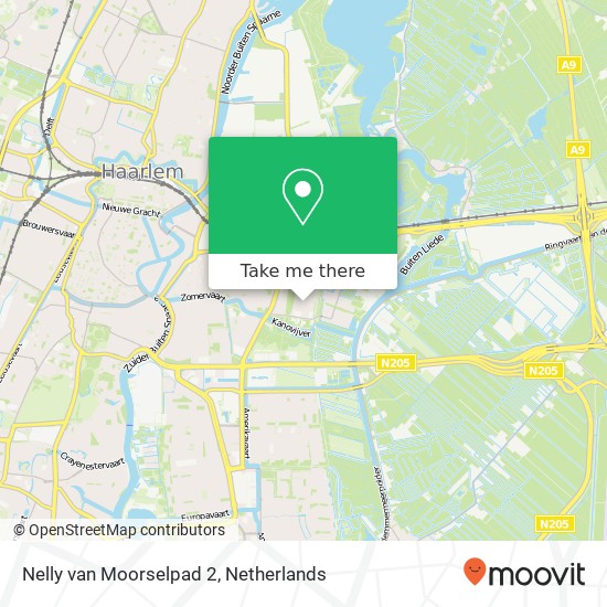 Nelly van Moorselpad 2, 2033 VC Haarlem map