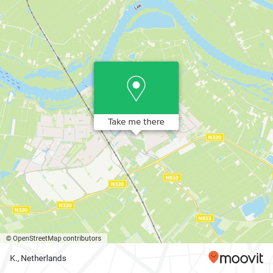 K., Kon. Wilhelmina College, Beethovenlaan 1, 4102 BM Culemborg, Nederland map