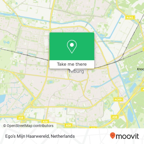 Ego's Mijn Haarwereld, Noordstraat 93 map