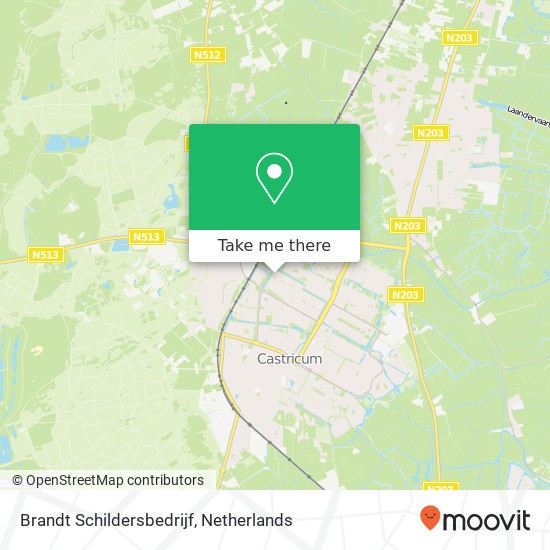 Brandt Schildersbedrijf, Piet Heinlaan 5 map