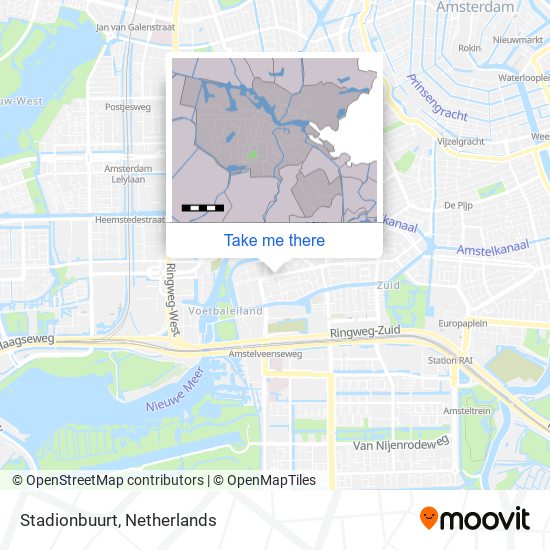 Stadionbuurt map