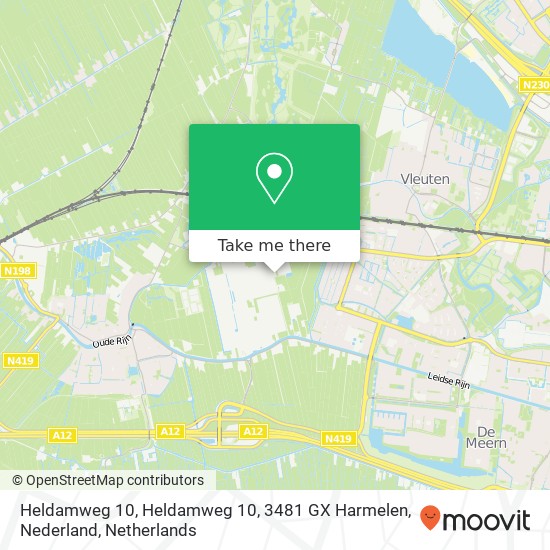 Heldamweg 10, Heldamweg 10, 3481 GX Harmelen, Nederland map