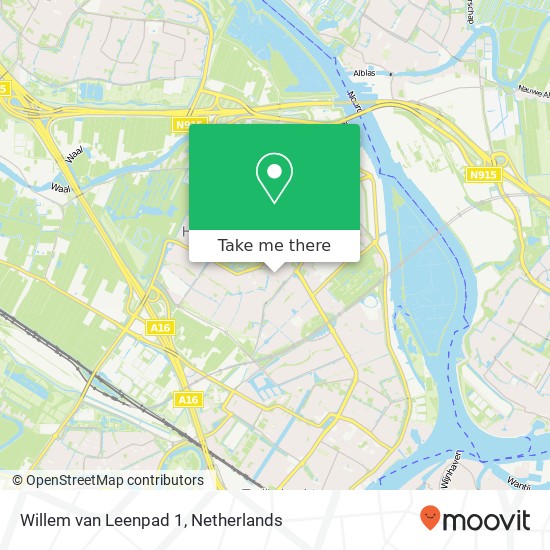 Willem van Leenpad 1, 3343 DK Hendrik-Ido-Ambacht map