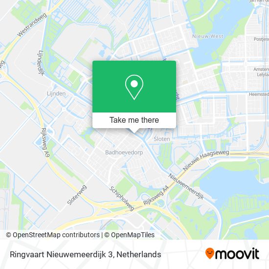 Ringvaart Nieuwemeerdijk 3 Karte