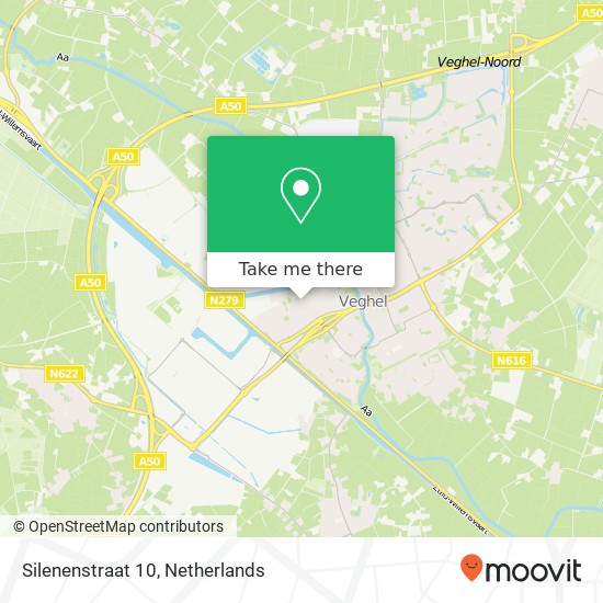 Silenenstraat 10, 5462 BK Veghel map