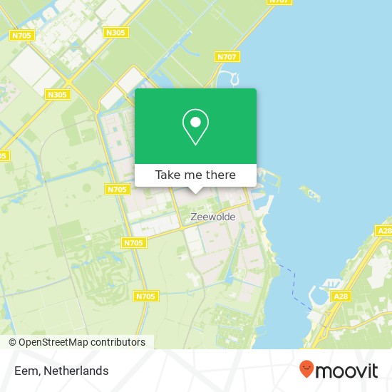 Eem, 3891 Zeewolde map