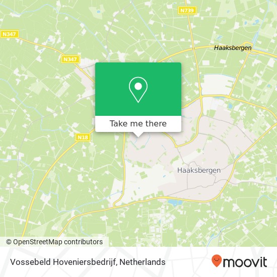 Vossebeld Hoveniersbedrijf, Maatkamp 1 Karte