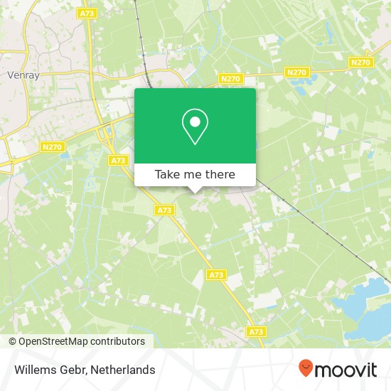 Willems Gebr, Zandhoek 11 map