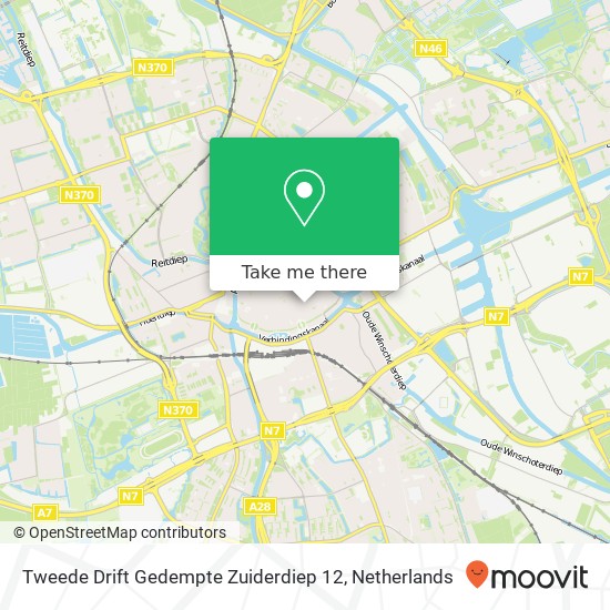 Tweede Drift Gedempte Zuiderdiep 12, 9711 CR Groningen map