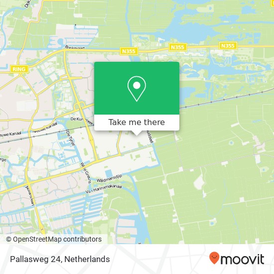 Pallasweg 24, 8938 AS Leeuwarden map