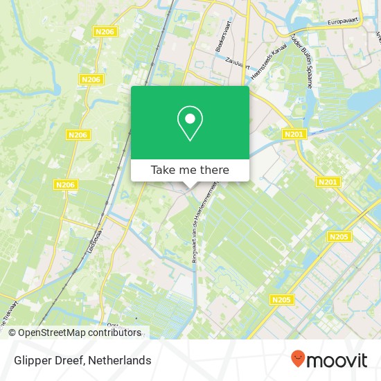 Glipper Dreef, 2104 AJ Heemstede map