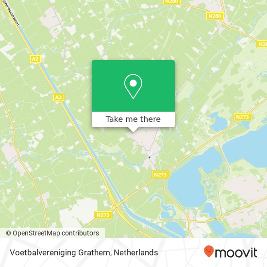 Voetbalvereniging Grathem, Sportlaan 1 map