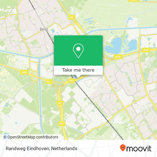 Randweg Eindhoven, 5626 Eindhoven Karte