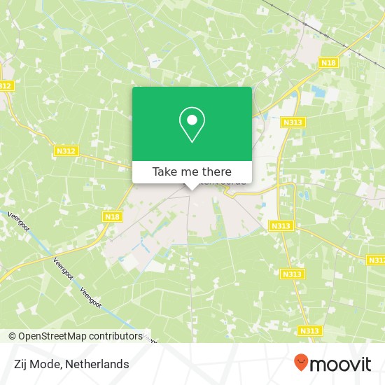 Zij Mode, Rapenburgsestraat 13 map