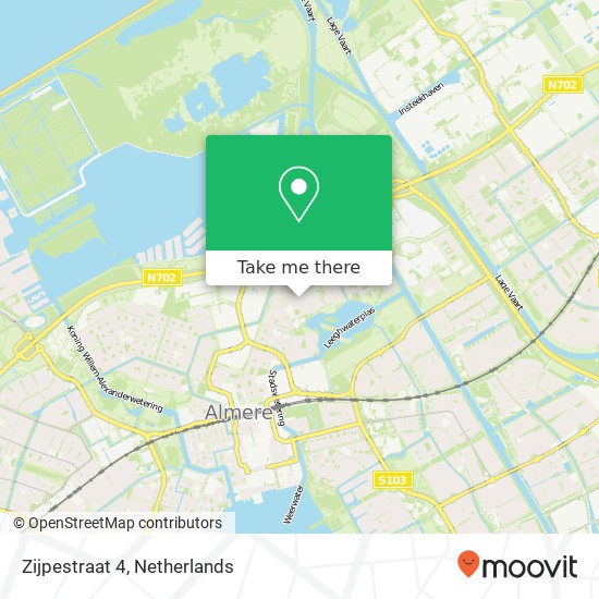 Zijpestraat 4, 1316 LN Almere-Stad map