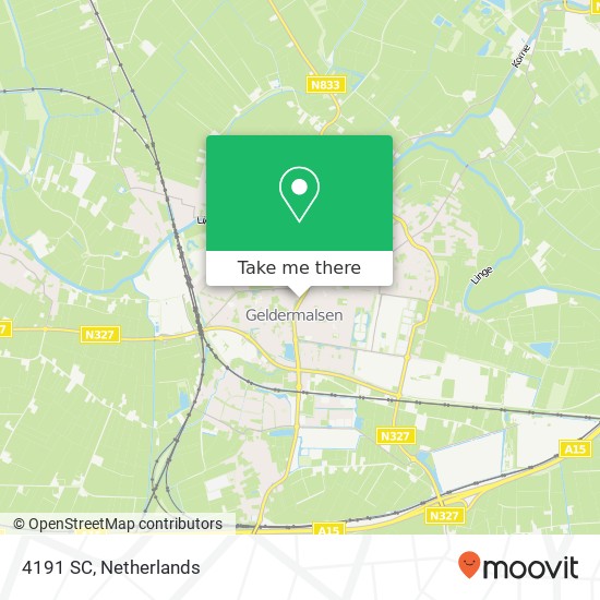 4191 SC, 4191 SC Geldermalsen, Nederland map