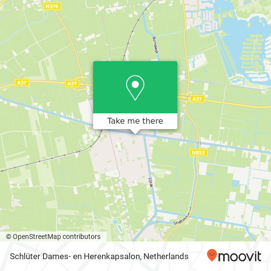 Schlüter Dames- en Herenkapsalon, Vaart Zz 60 map