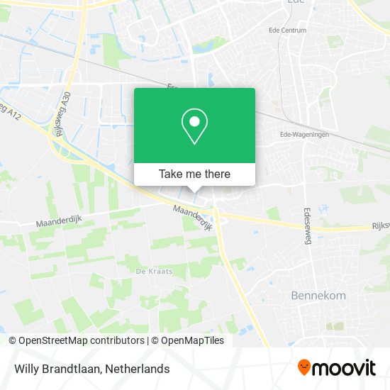 Willy Brandtlaan map