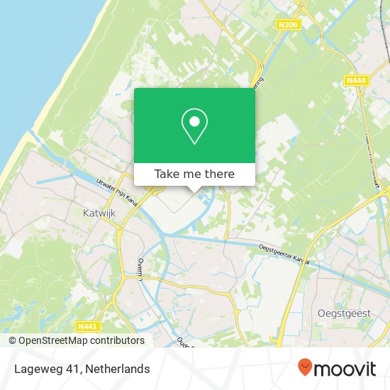 Lageweg 41, 2222 AG Katwijk aan Zee Karte