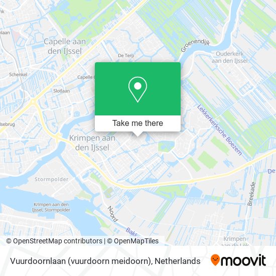 Vuurdoornlaan (vuurdoorn meidoorn) map