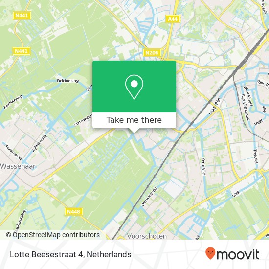 Lotte Beesestraat 4, Lotte Beesestraat 4, 2331 KJ Leiden, Nederland map