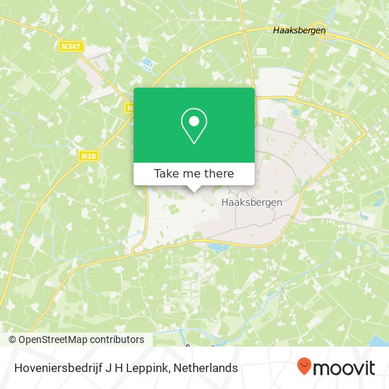 Hoveniersbedrijf J H Leppink, Albert Cuyplaan 50 map