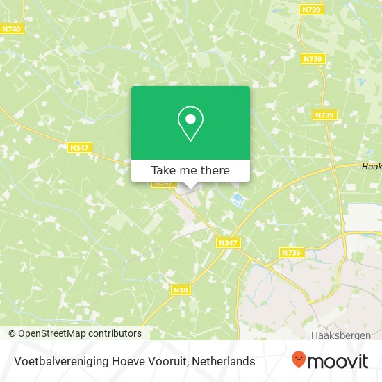 Voetbalvereniging Hoeve Vooruit, Beckummerweg 11 map