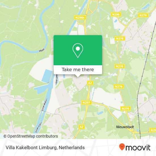 Villa Kakelbont Limburg, Velgraafweg 5 map