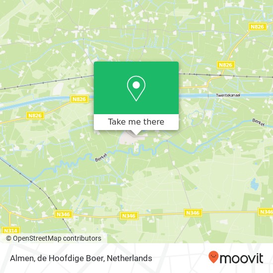 Almen, de Hoofdige Boer map