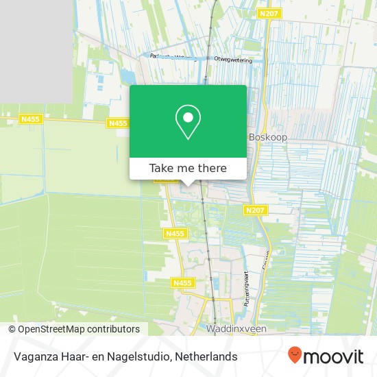 Vaganza Haar- en Nagelstudio, Leeuwerikstraat 12 map