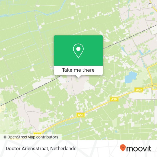 Doctor Ariënsstraat, 5386 BN Geffen map