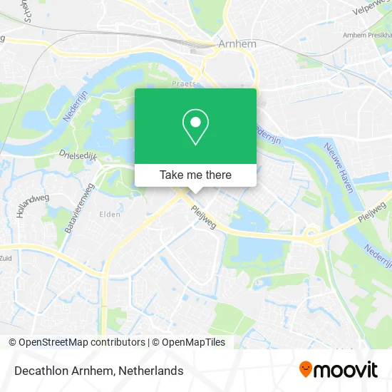 Decathlon Arnhem map