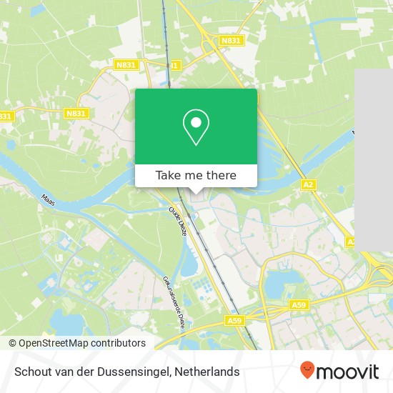 Schout van der Dussensingel, 5237 TB 's-Hertogenbosch map