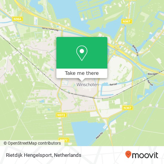 Rietdijk Hengelsport, Meester A.J. de Sitterstraat 12 map