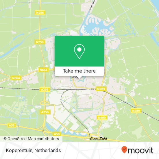 Koperentuin map