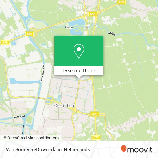 Van Someren-Downerlaan, Van Someren-Downerlaan, 4908 Oosterhout, Nederland map