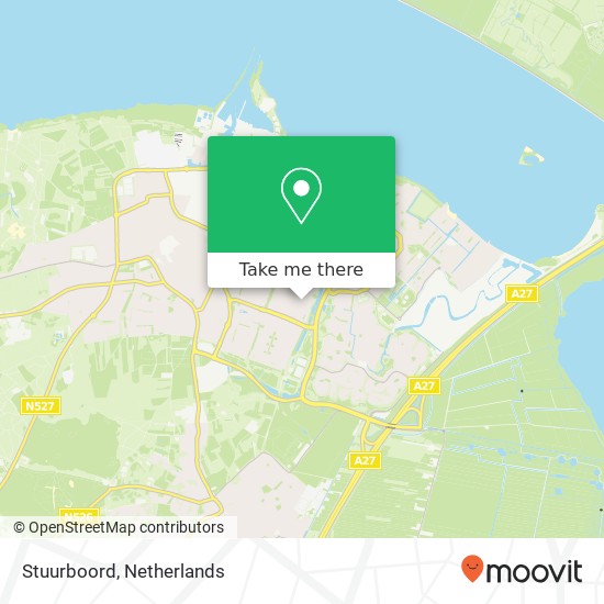 Stuurboord, Stuurboord, 1276 Huizen, Nederland Karte