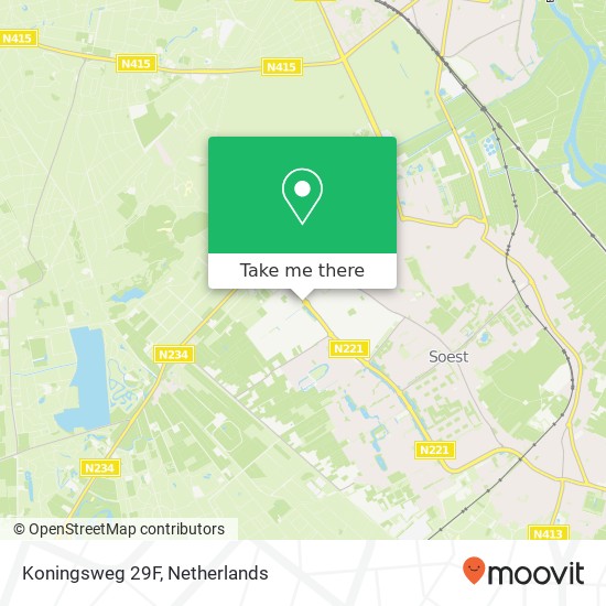 Koningsweg 29F Karte