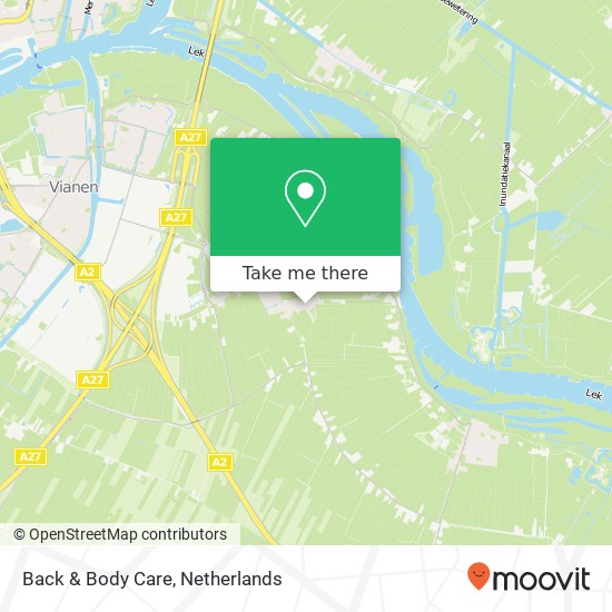 Back & Body Care, Nijensteinseweg 16A map